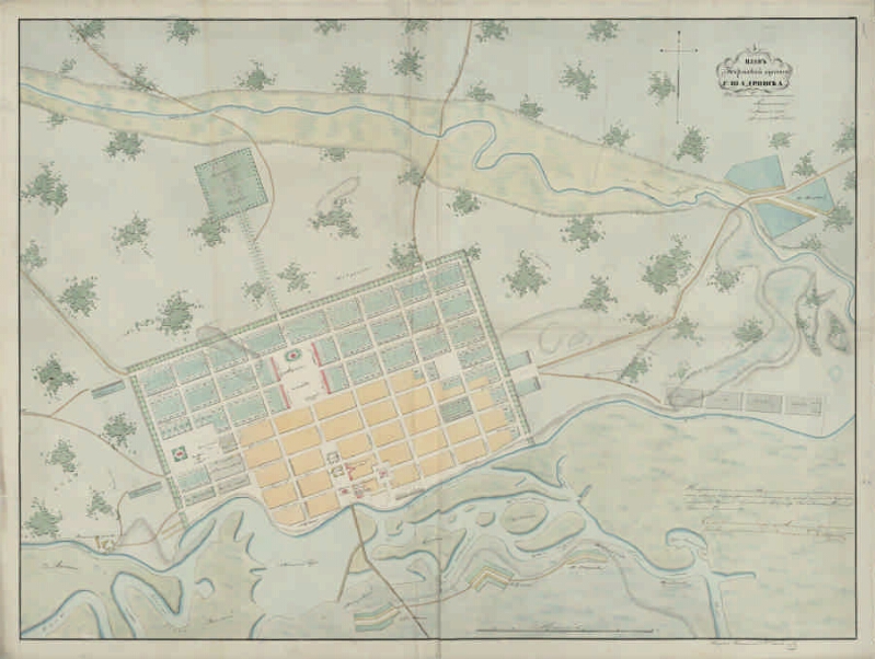 Карта уфимского наместничества 1786